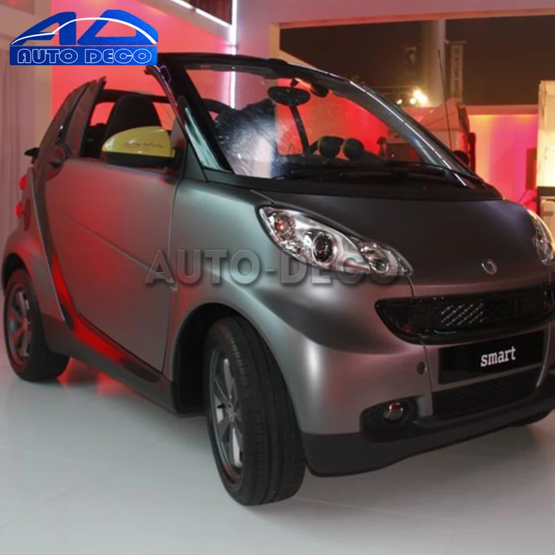 Серый пленка матовая обёрточная бумага автомобиля Наклейка матовые виниловые