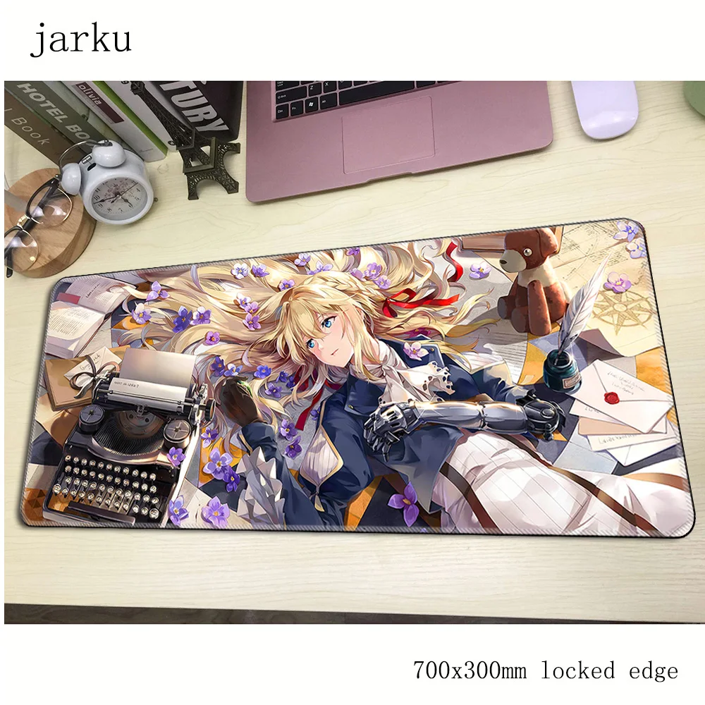 Violet evergarden коврик для мыши геймер 700x300 мм notbook большой игровой большая