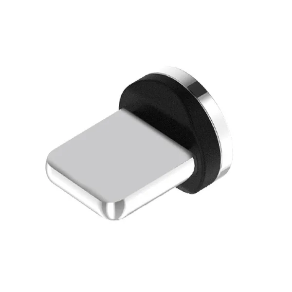 TOPK 2 м 90 градусов Магнитный кабель, нейлоновый светодиодный Micro USB кабель и usb type-C USB C кабель для iPhone samsung huawei Xiaomi htc sony - Цвет: Only Tip