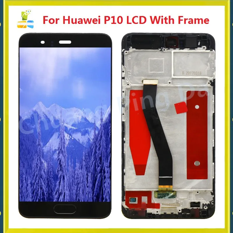 Из мультфильма Холодное сердце Huawei P10 ЖК дисплей сенсорный экран дигитайзер для