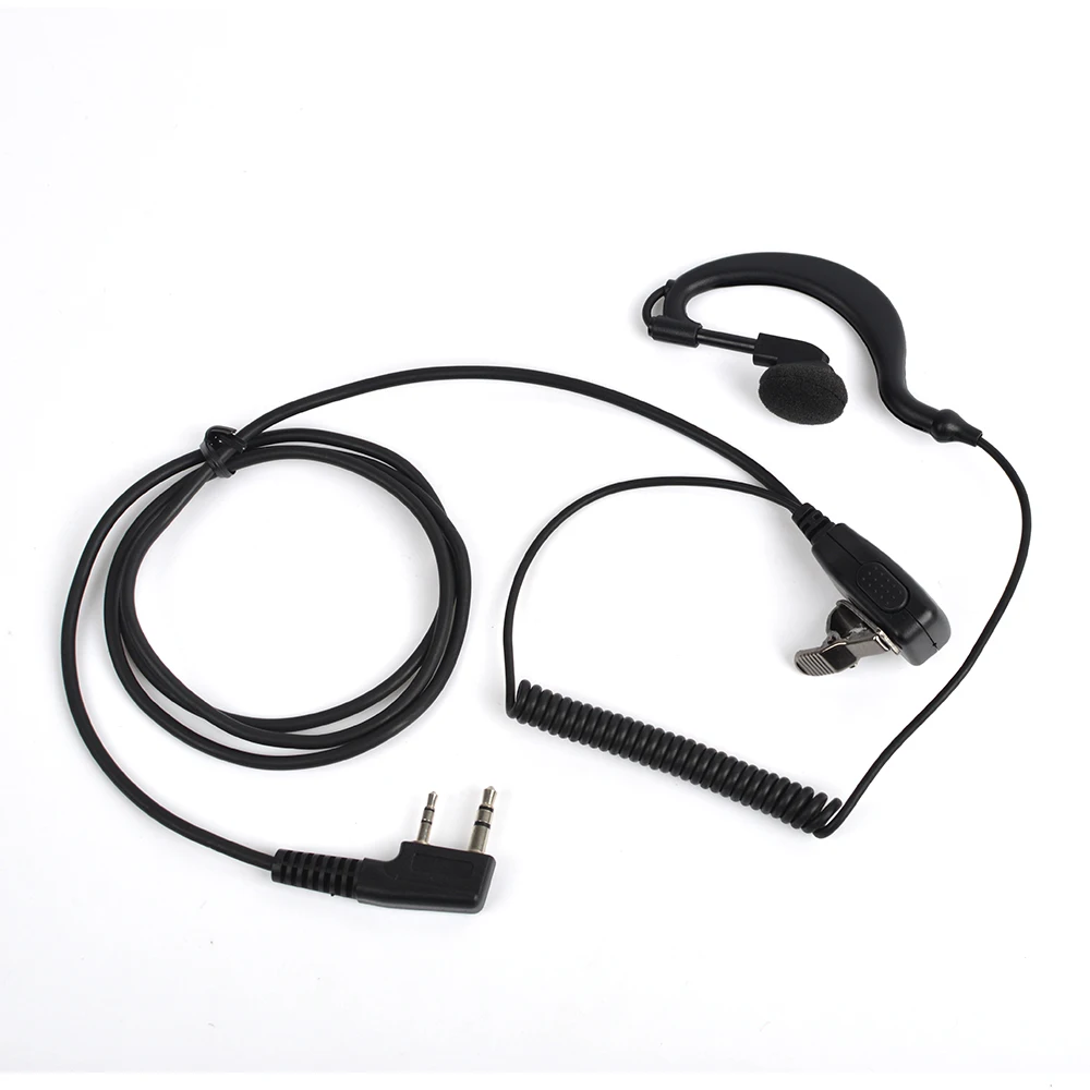 2017 10 Packed Double Needle G-Ear Earphone Walkie-talkie Two-way Radio TH-22A TH-235 TK-378 Interphone with clip | Мобильные
