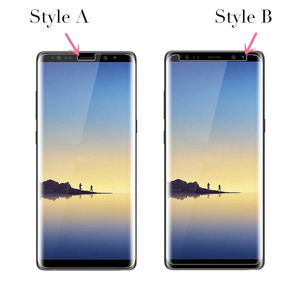 Дропшиппинг для samsung S8 стекло УФ жидкость Полный Клей закаленное стекло пленка для samsung S9 протектор экрана высокой четкости