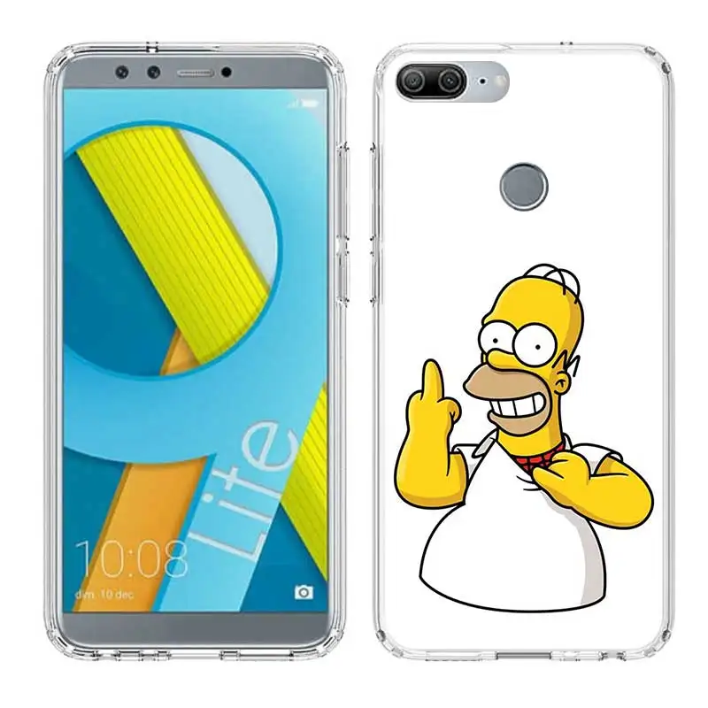 Симпсоны Fundas силиконовый чехол для телефона для huawei Honor 20 Pro 10 9 lite 8X 8A 20i 8C 8S V20 Y5 Y6 Y7 Y9 крышка