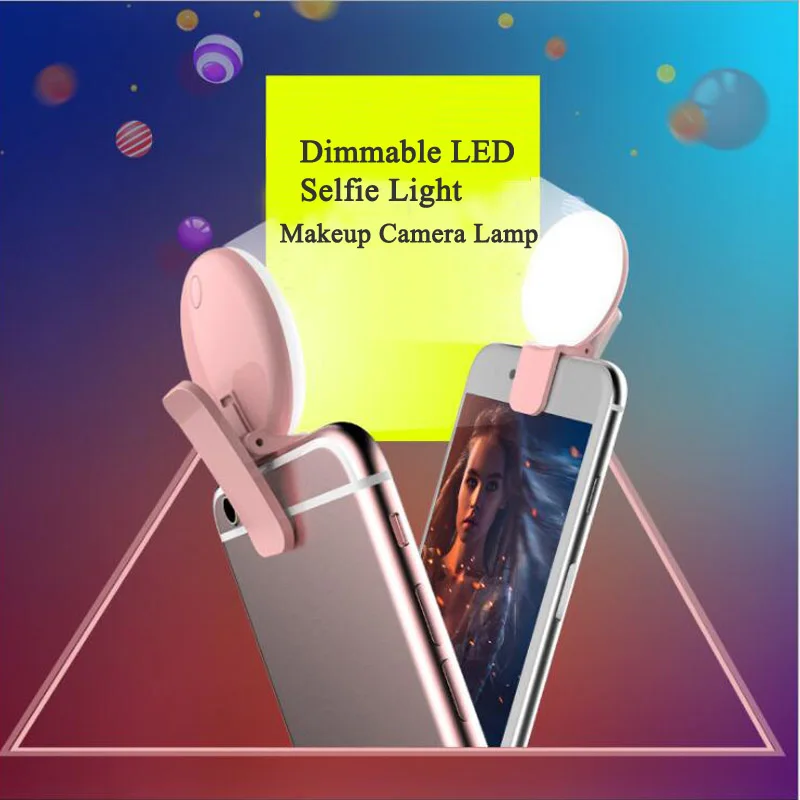 Клип смартфон камера селфи кольцо свет USB аккумуляторная батарея светодиодный