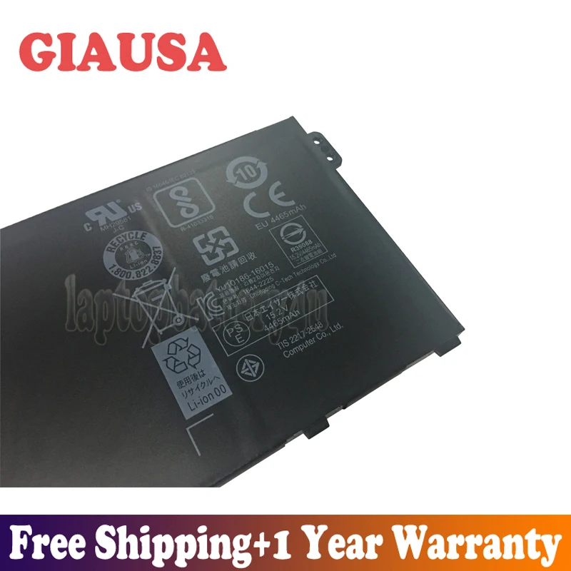 GIAUSA Новая батарея 15 2 V 69Wh 4605mAh AC16A8N для Acer Aspire V17 Nitro BE VN7-793G 4ICP7/61/80 Series | Компьютеры и