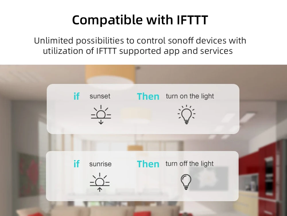 Sonoff RF R3 Умный дом WiFi беспроводной переключатель Smart RF управление RM 433 МГц пульт дистанционного управления ler 100-240 В для Ewelink Google Home Alexa