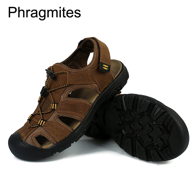 Phragmites/2019 г. Новые сандалии Мужская Летняя обувь противоскользящие мужские из