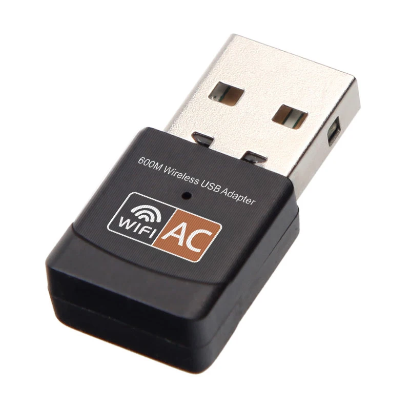 Беспроводной Wi-Fi адаптер для мини-ПК 600 Мбит/с USB антенна двухдиапазонный 2 4 ГГц 5