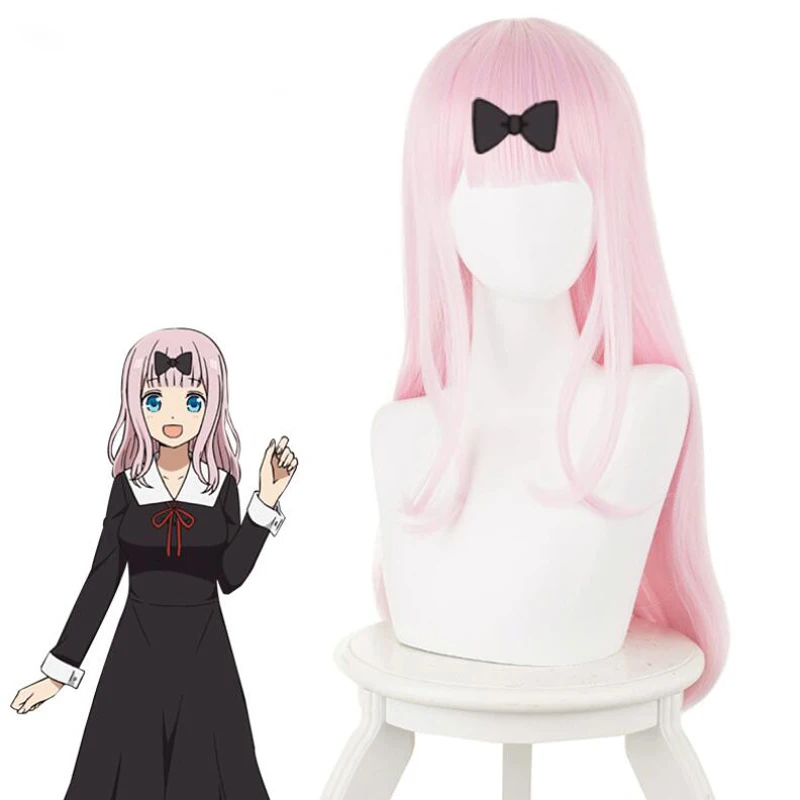 Парик для косплея Kaguya sama Love Is War Chika Fujiwara женщин и девушек синтетические волосы