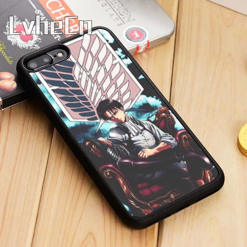 Чехол для телефона LvheCn с изображением манги атака на Титанов iPhone 11 12 Pro X XR XS MAX 5 6 7 8