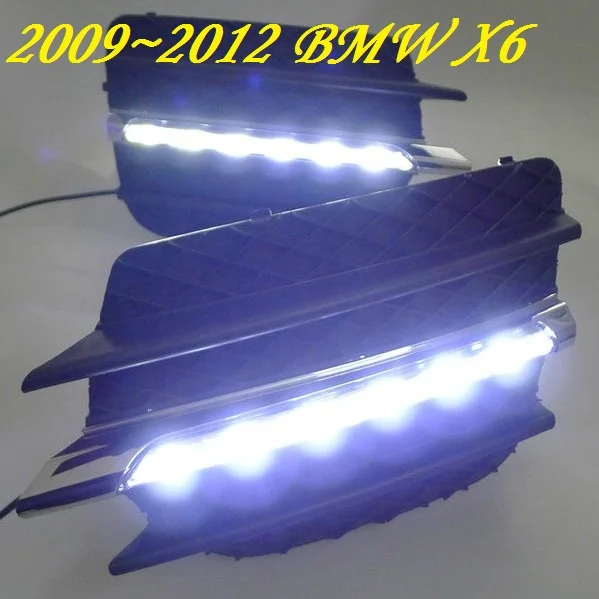 Светодиодный 2009 ~ 2012 E71 X6 Дневной светильник туман головной 328i 320i 323i 325i 330i