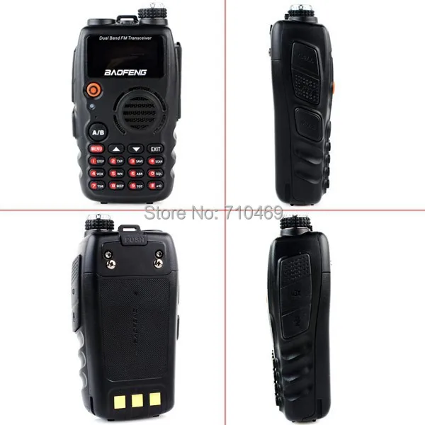 Dhlбесплатная доставка + популярный портативный чехол BAOFENG A52 A 52 Walky Talky 136 174/400 520 МГц