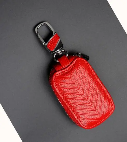 2017 Новый дизайн высокое качество твил натуральная кожа кошелек для ключей