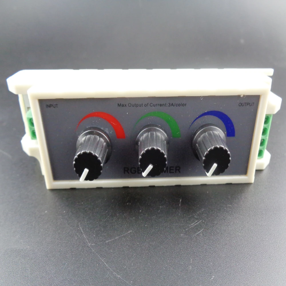 Rgb контроллер 3 канала DC12 24V RGB led диммер для светодиодной ленты 3528 5050 лучшее