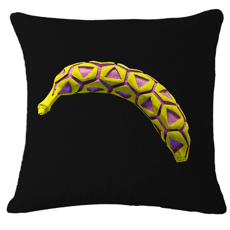 3D банан тропические фрукты декоративные наволочки для дивана мягкий офисный