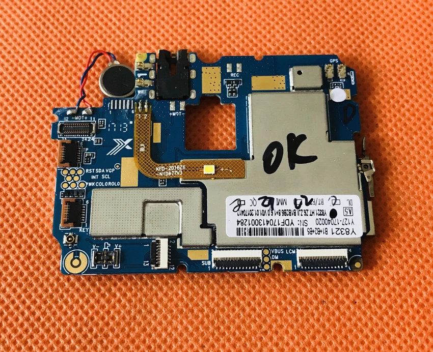Б/у оригинальная материнская плата 1G RAM + 8G ROM для HOMTOM ZOJI Z6 MTK6580 четырехъядерный