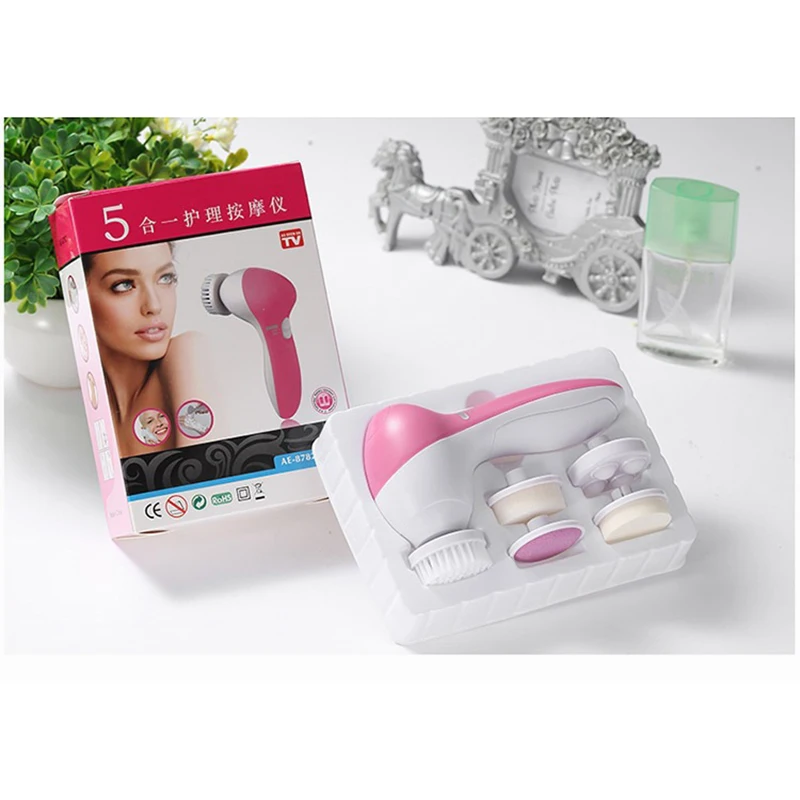 APINKGIRL 5 в 1 щетка для лица очищающая многофункциональная электрическая мойка Спа