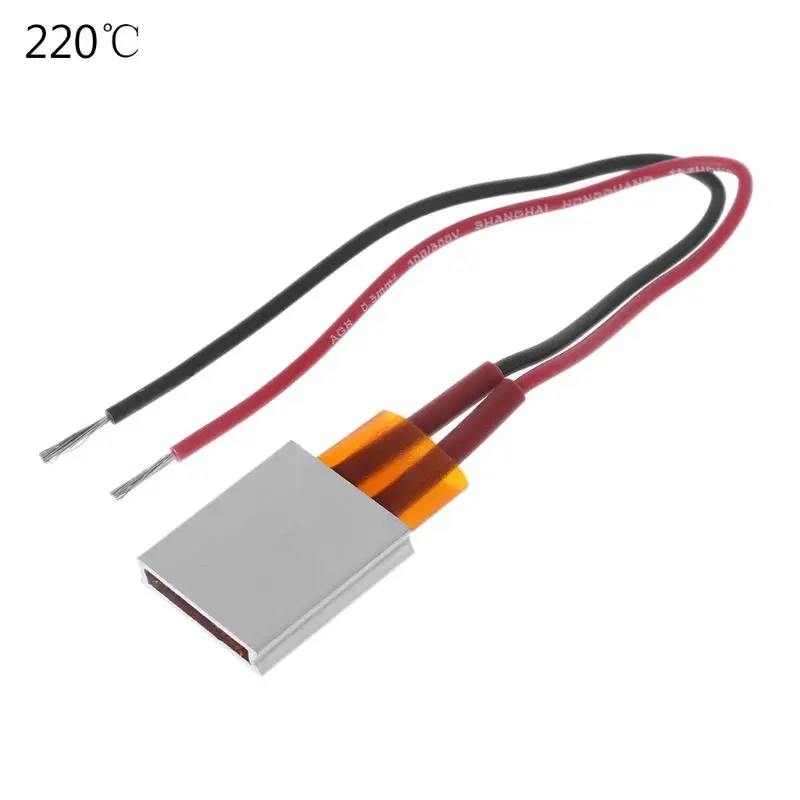 Термостат PTC 12 В AC DC нагревательный элемент постоянная температура алюминиевый
