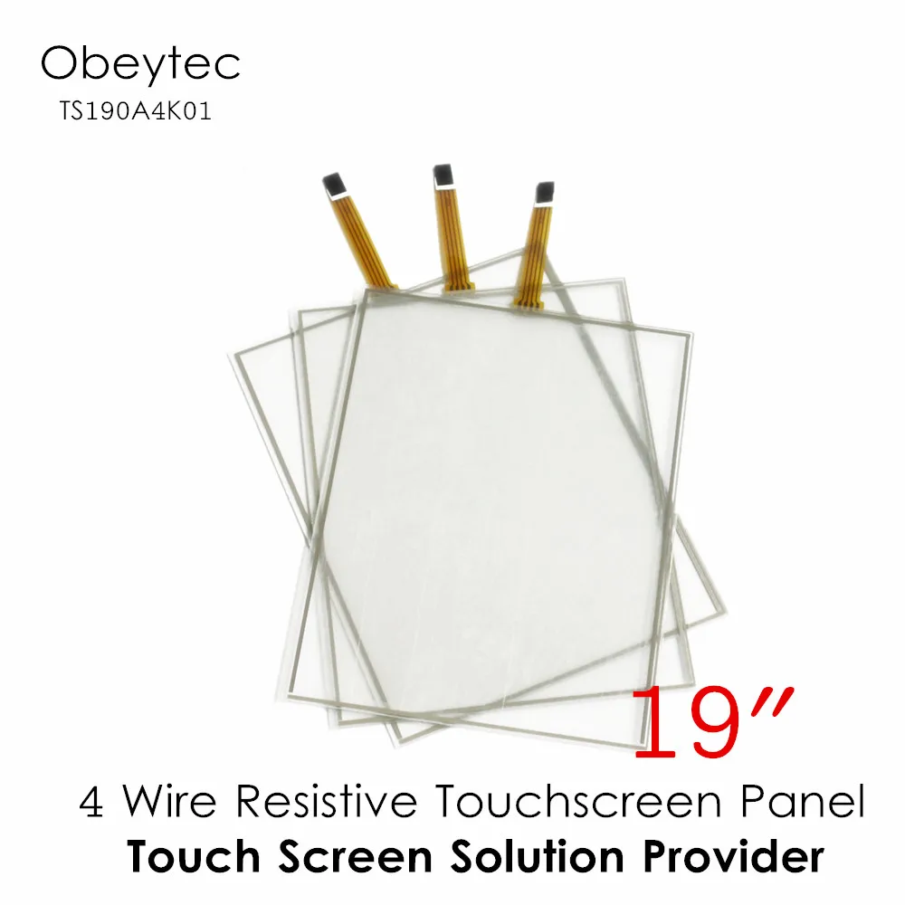 Obeytec 19 Inches Resistive Touch Panel for LCD Display Monitor 5:4 with EETI controller and cables AA 375*300 mm TS190A4B04 | Компьютеры