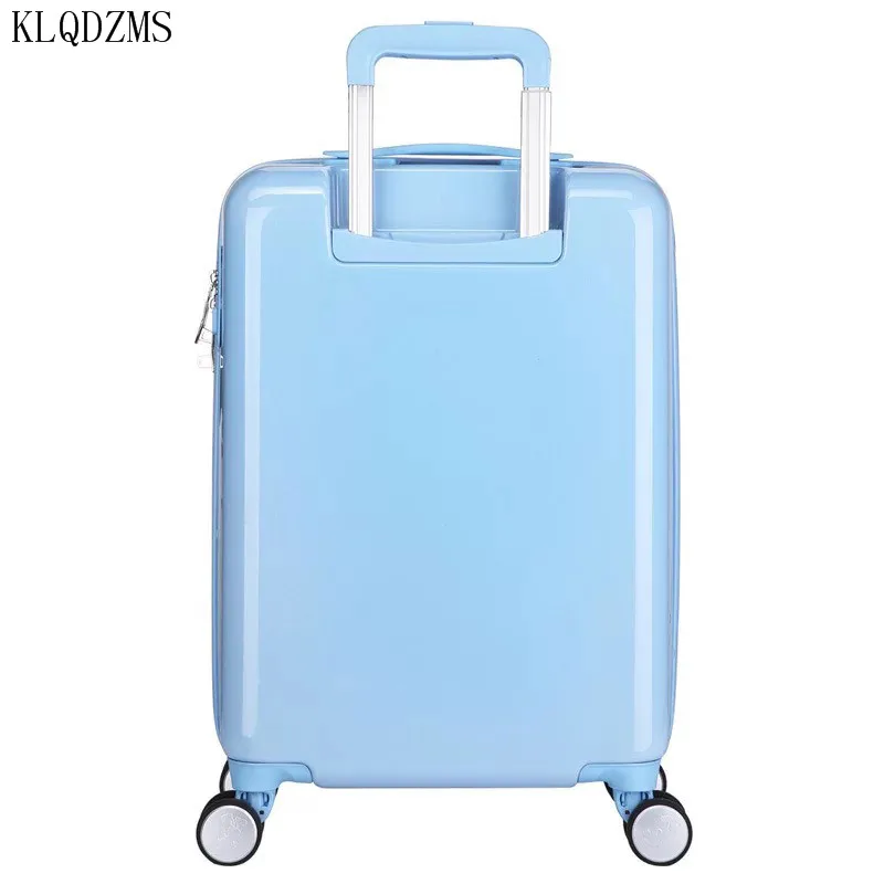 KLQDZMS 20 дюймов Детский мультфильм ABS+ PC прокатки чемодан-тележка милый Белоснежка дорожная сумка для девочек
