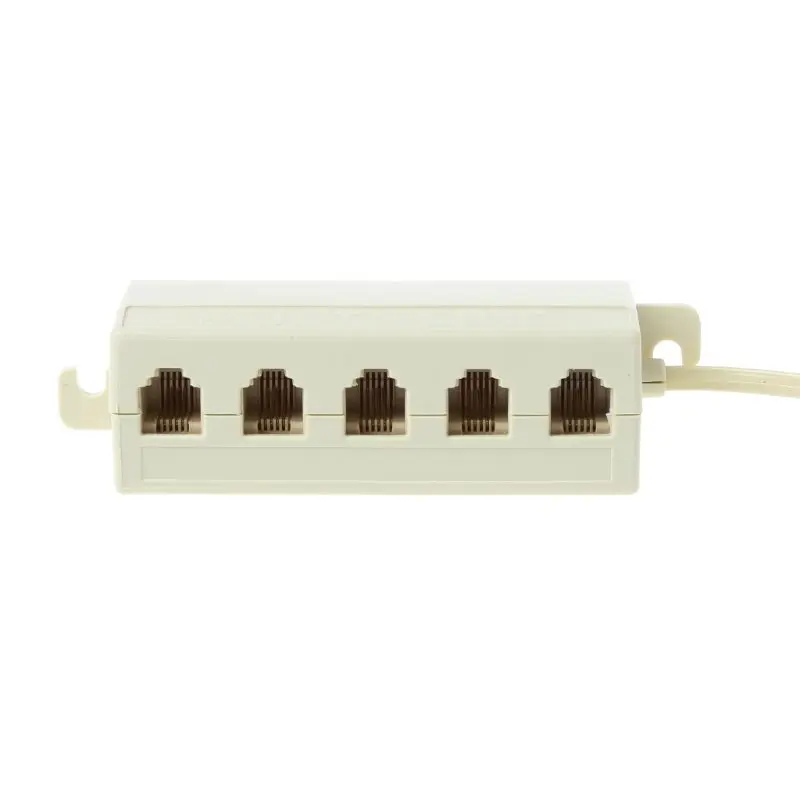 

RJ11 Jack 5 Way Outlet телефон модульный линия сплиттер адаптер 6P4C T3LB
