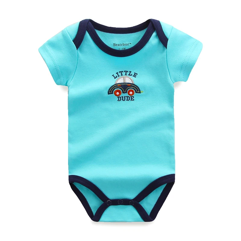 2018 Новое поступление летняя одежда для малышей 5 предметов комбинезон с коротким