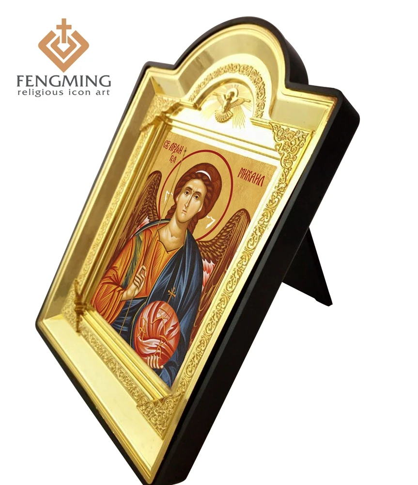 2016 фото рамка изображения св. Майкла Архангел христианская картина домашний