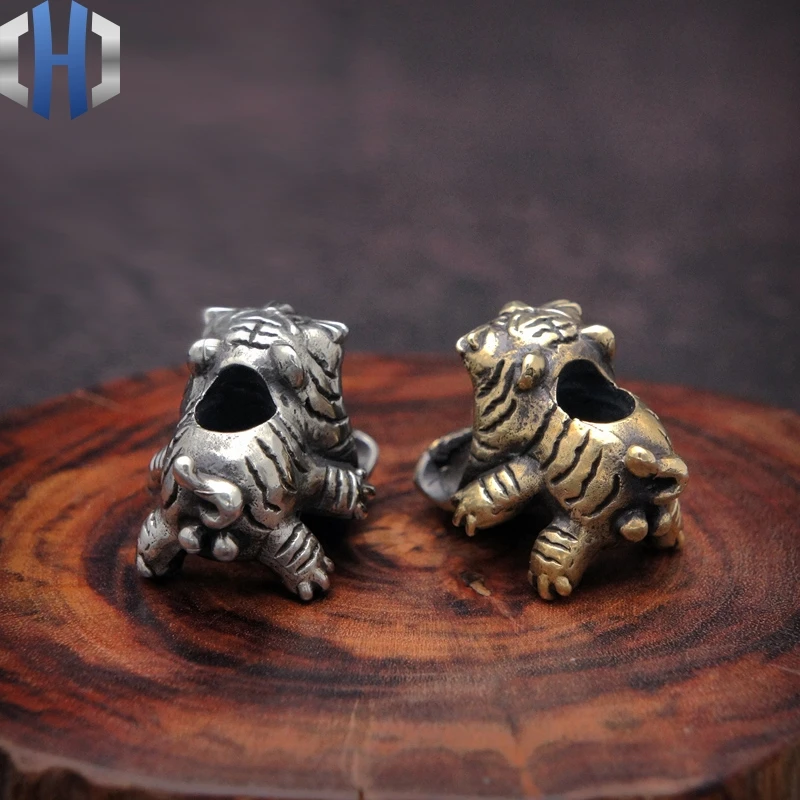 Нож кулон с бусинами и зонтиком EDC Big Mouth Tiger|Ножи| |