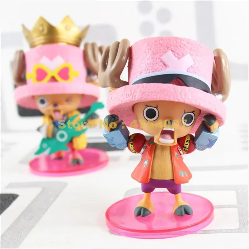 4 шт./компл. Аниме one piece 1th Тони Чоппер модель для косплея ПВХ экшн-фигурка кукла