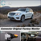 Автомобильная камера подключение оригинальный заводской экранмонитор для Mercedes Benz GLK MB X204 2008  2015 качество заднего вида камера