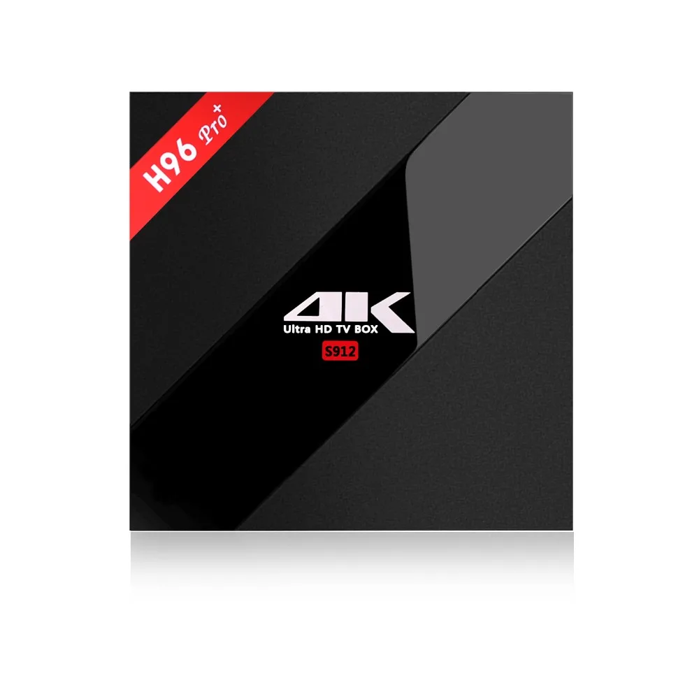 H96 PRO+ Android 7.1 Smart TV Box Amlogic S912 64bit Octa-core bluetooth BOX Andriod 4K Player iptv tv attachment pk x96mini | Электроника