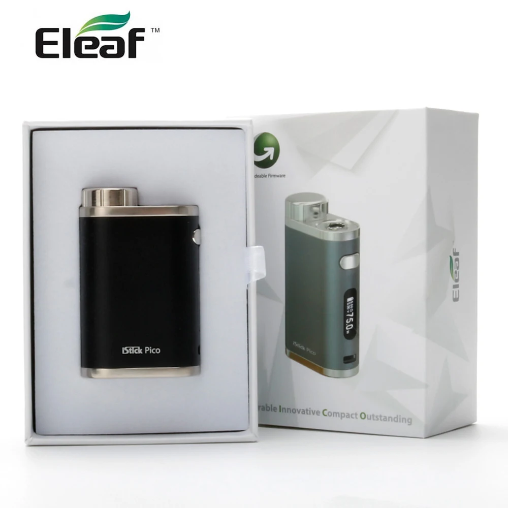 Оригинальный бокс мод Eleaf istick pico набор iStick Pico требуется один аккумулятор 18650 75 Вт