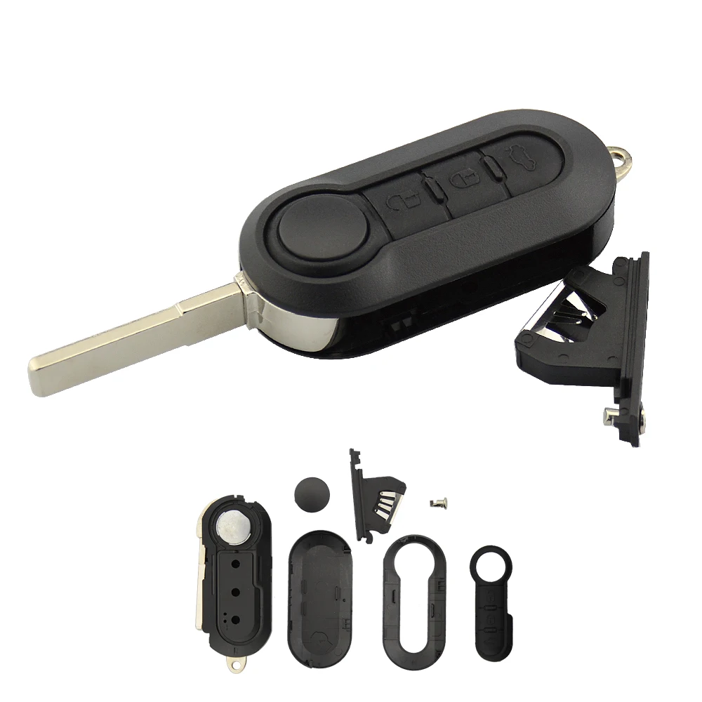 OkeyTech 3 кнопки флип складной чехол для дистанционного ключа от машины крышка чехла