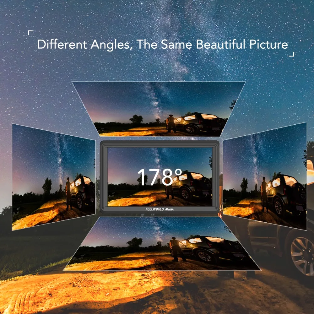 FEELWORLD Master Новая серия MA6P 5," накамерный монитор 1920x1080 4K HDMI вход/выход для Gimbals Zhiyun Crane 2 зеркалок