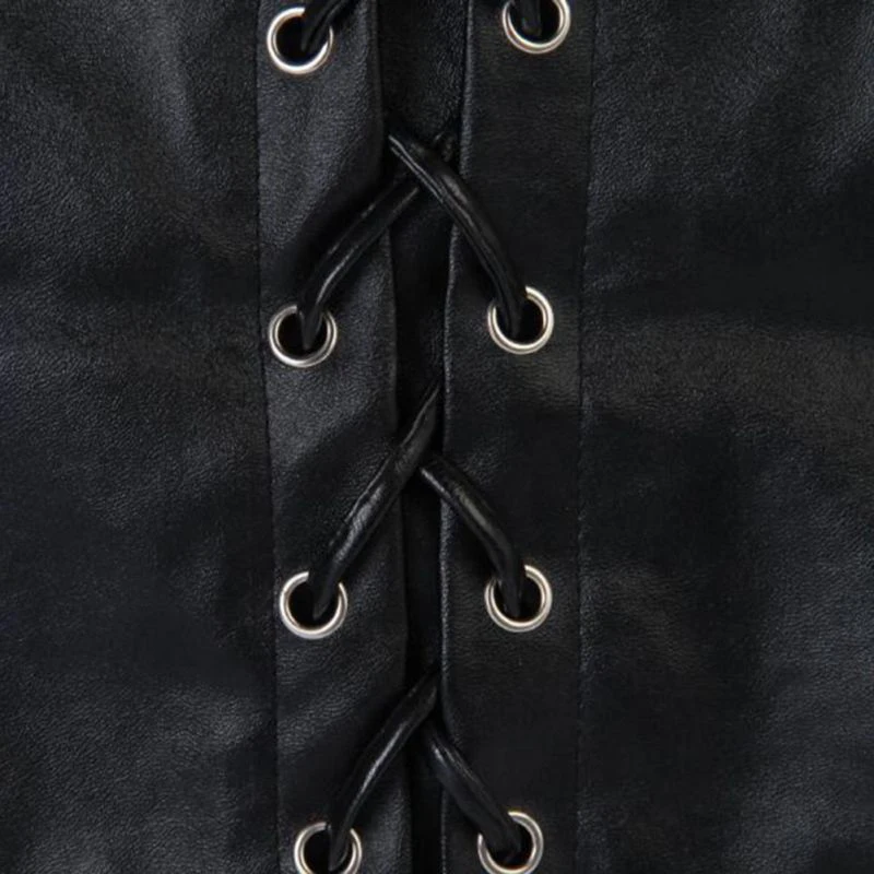 Женская юбка из искусственной кожи с высокой талией облегающие сексуальные юбки