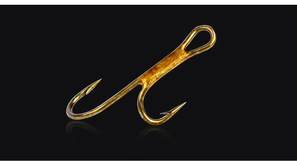 FISH KING 20 шт./лот 1#2#4#6#8# золотая углеродистая сталь рыболовные острые Крючки с окантовкой ножей Золотой колючий крючок рыболовные снасти