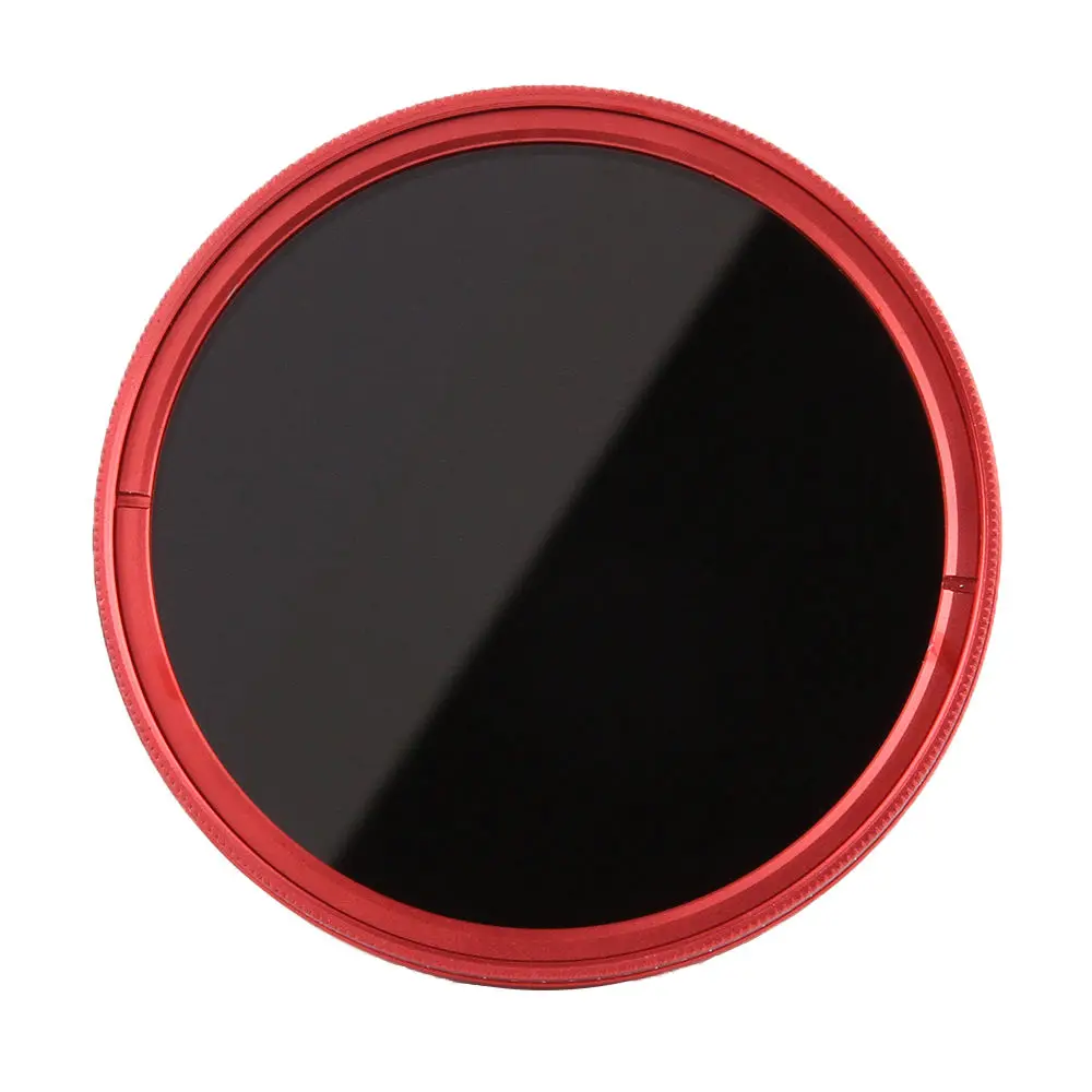 FOTGA 55mm Variable Fader ND Lens Filter ND2 to ND400 ND100 ND32 ND16 ND8 ND4 Neutral Density Red | Электроника