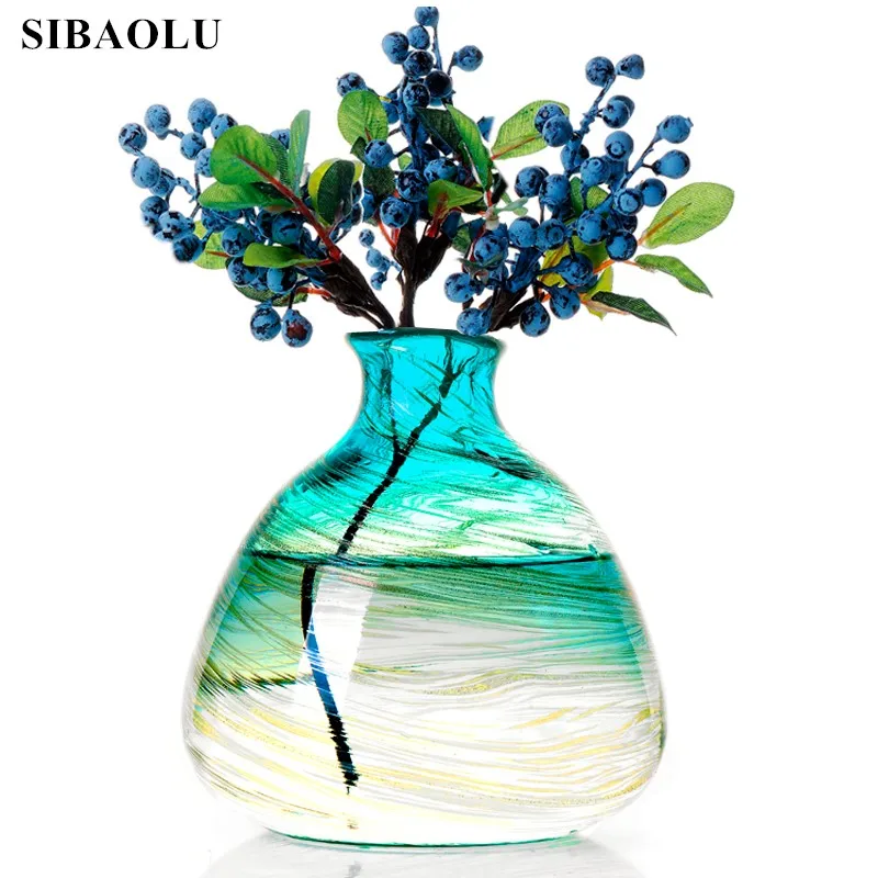 

Nordic INS Glass Vase Fashion Wedding Vases for Flowers Home Decor Artificial Flower Vase Wedding Tabletop Decoration Glass Vase