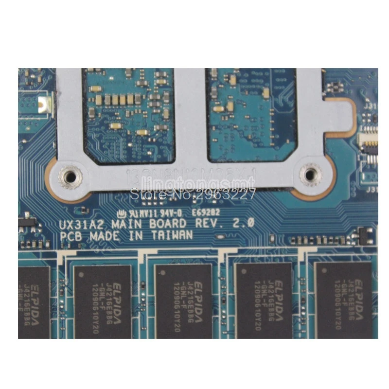 UX31A материнская плата REV4.1 2,0 i5 3317U 4G для ASUS UX31A2 UX31A Материнская плата ноутбука UX31A материнская плата UX31A Материнская плата Тест ОК