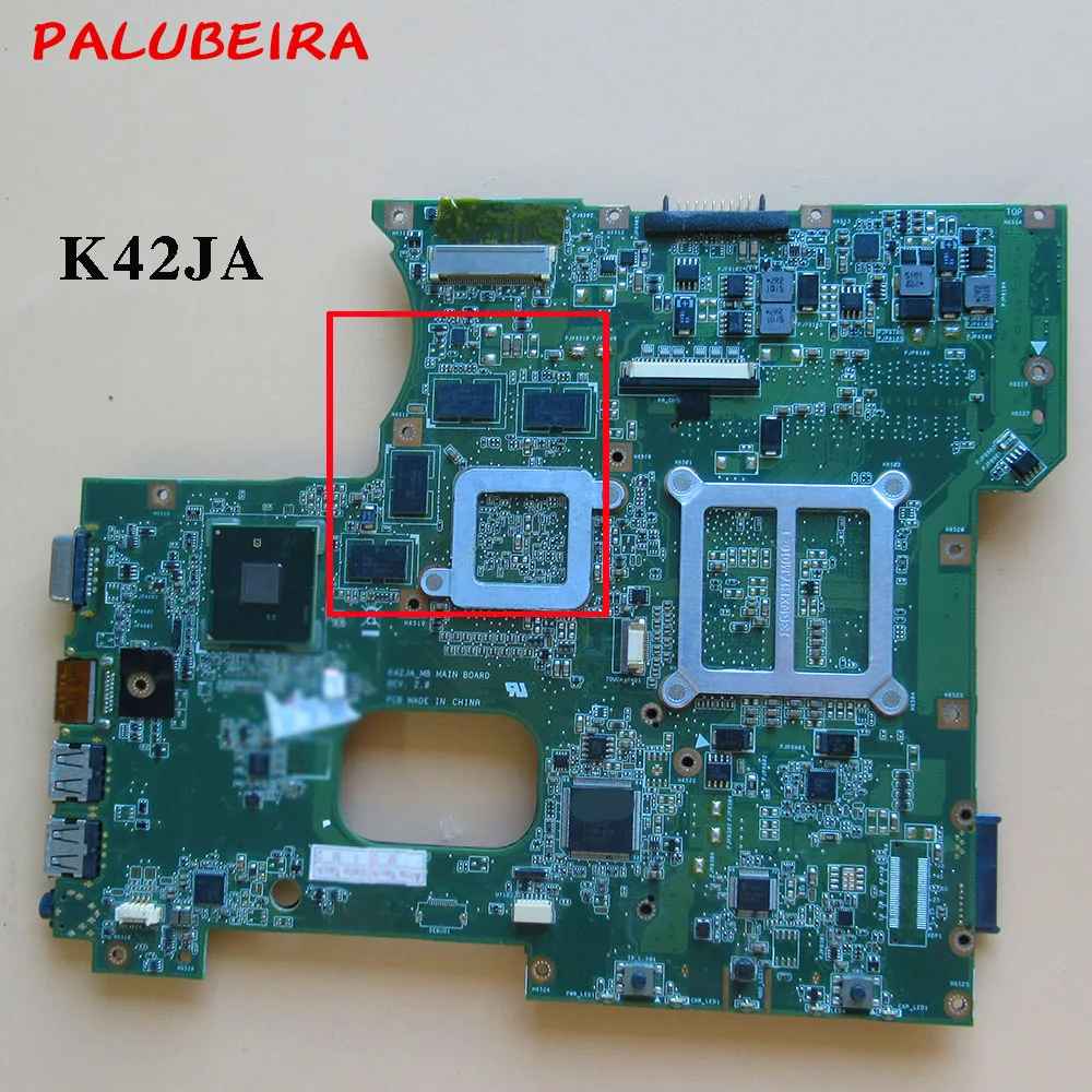 Материнская плата для ноутбука ASUS a42j k42j x42j k42jp K42JA материнская REV 2 0|Материнские