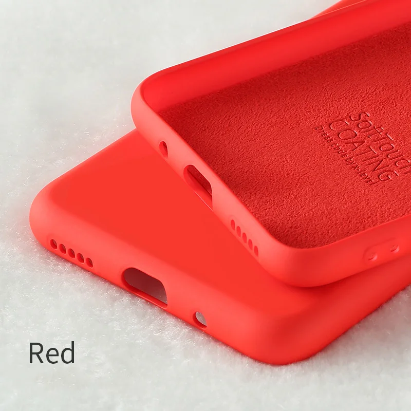 Red X-Level для huawei Honor 20 pro Чехол, мягкая Жидкая силиконовая резина, оригинальная задняя крышка для телефона huawei Honor 20 lite чехол - Цвет: Red