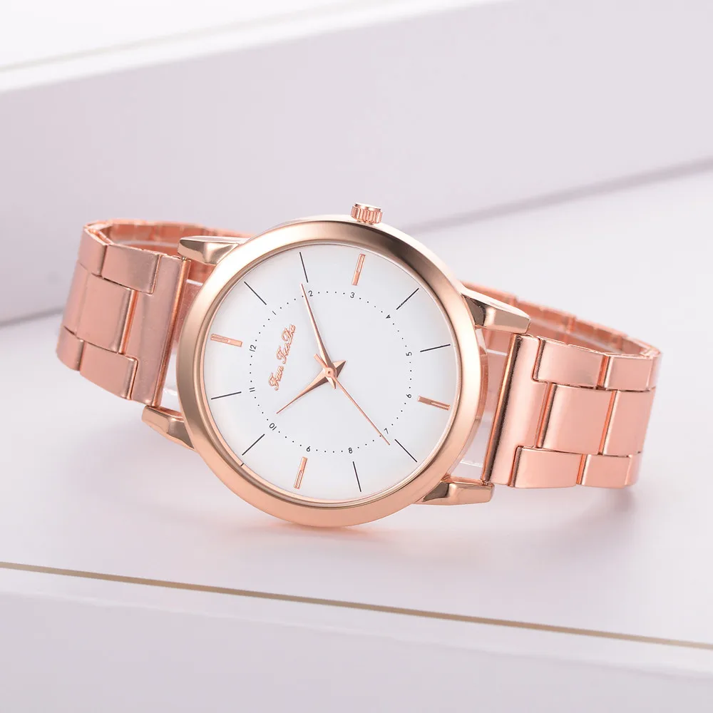 FanTeeDa Роскошные Брендовые женские часы для влюбленных модные простые reloj mujer