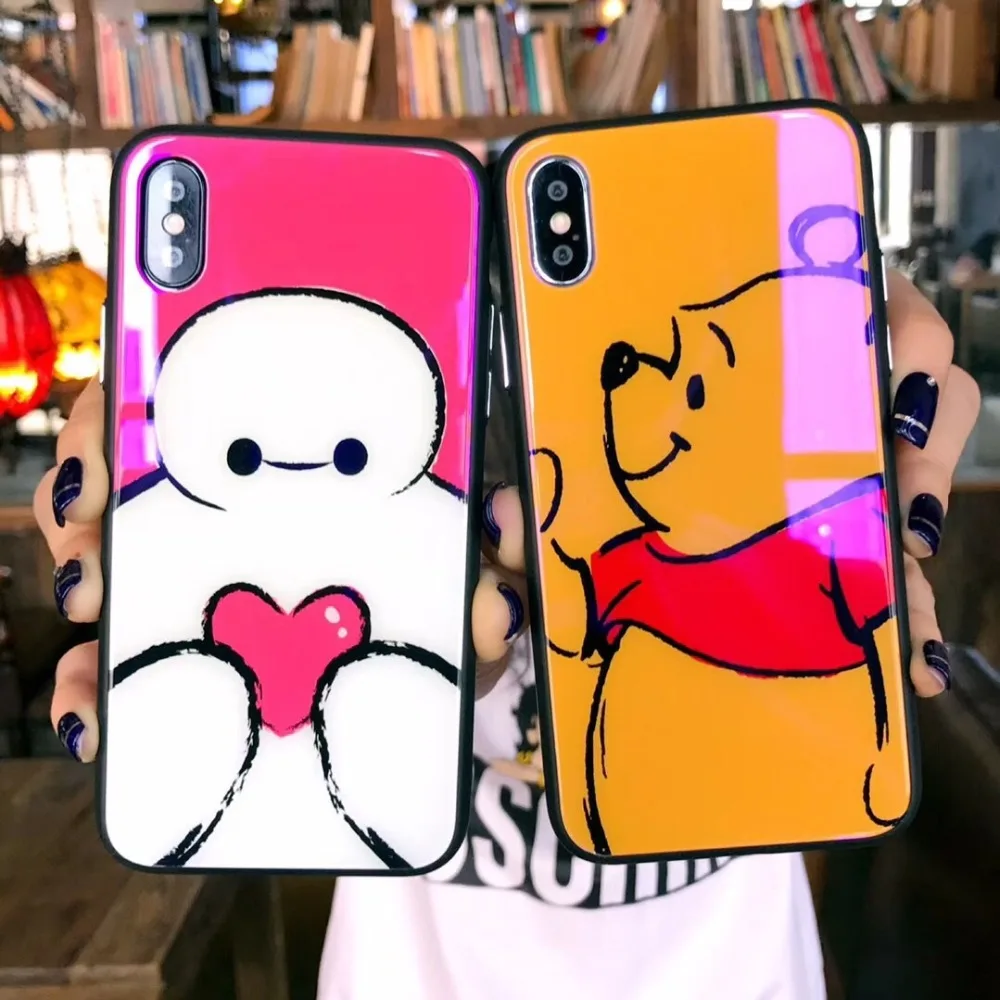 Горячий милый мультфильм Винни медвежонок пух Телефон чехол для iPhone 7 8 6 6s Plus X
