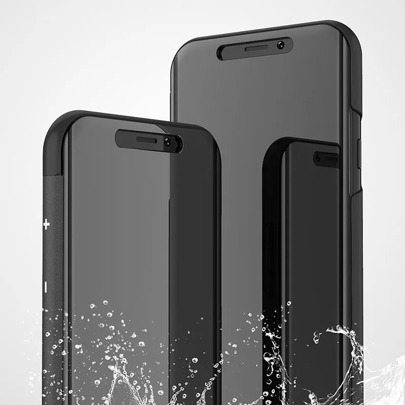 360 полностью кожаный зеркальный чехол для iPhone SE 2 2020 11 7 8 Plus 6 6s XS Max X XR