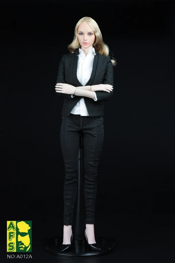 AFS A012 1/6 женский тонкий костюм офисный дамский для путешествий Phicen VC UD ND Jiaou Doll 12