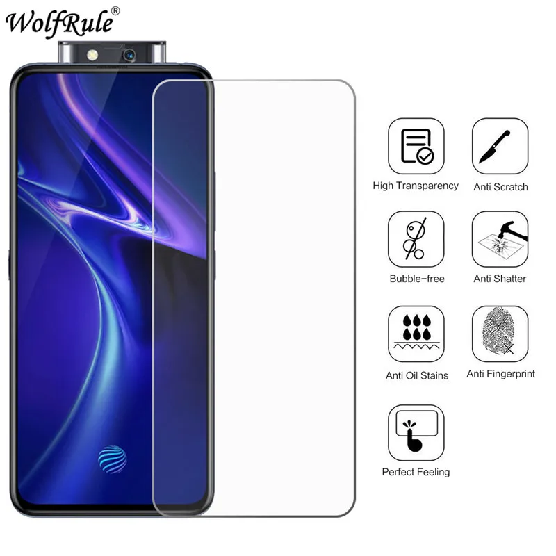 2 piezas de vidrio protector de pantalla Vivo X27 Pro vidrio templado Vivo X27 Pro HD pel&iacute;cula protectora de tel&eacute;fono ultrafina V1836A V1836T vidrio-1