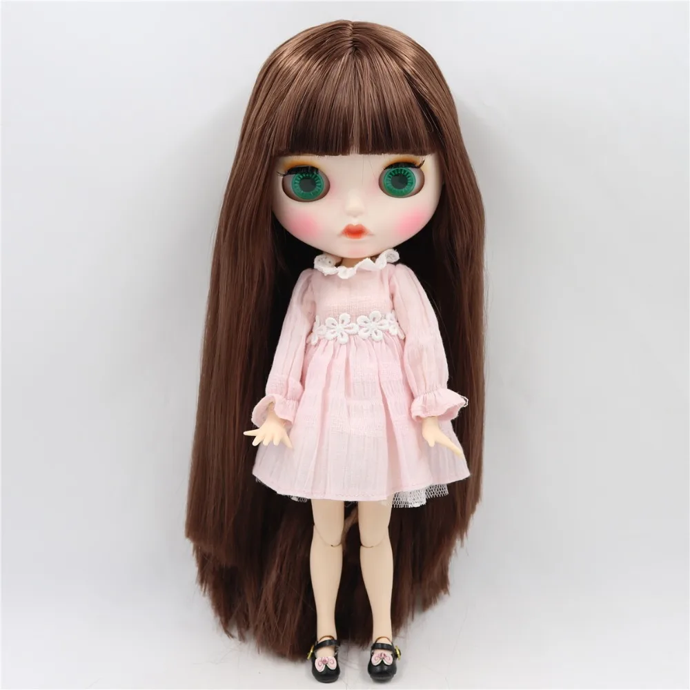 Ледяные дни Фортуны завод blyth кукла супер черная кожа тон темная кожа короткие красные волосы тело 1/6 30 см BL1248
