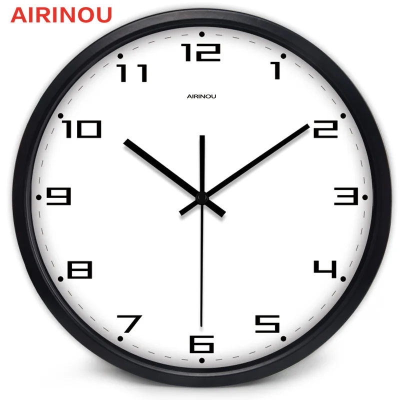 

Airinou Classical Brief Number Living Room Office Coffee Shop Quality Wall clock