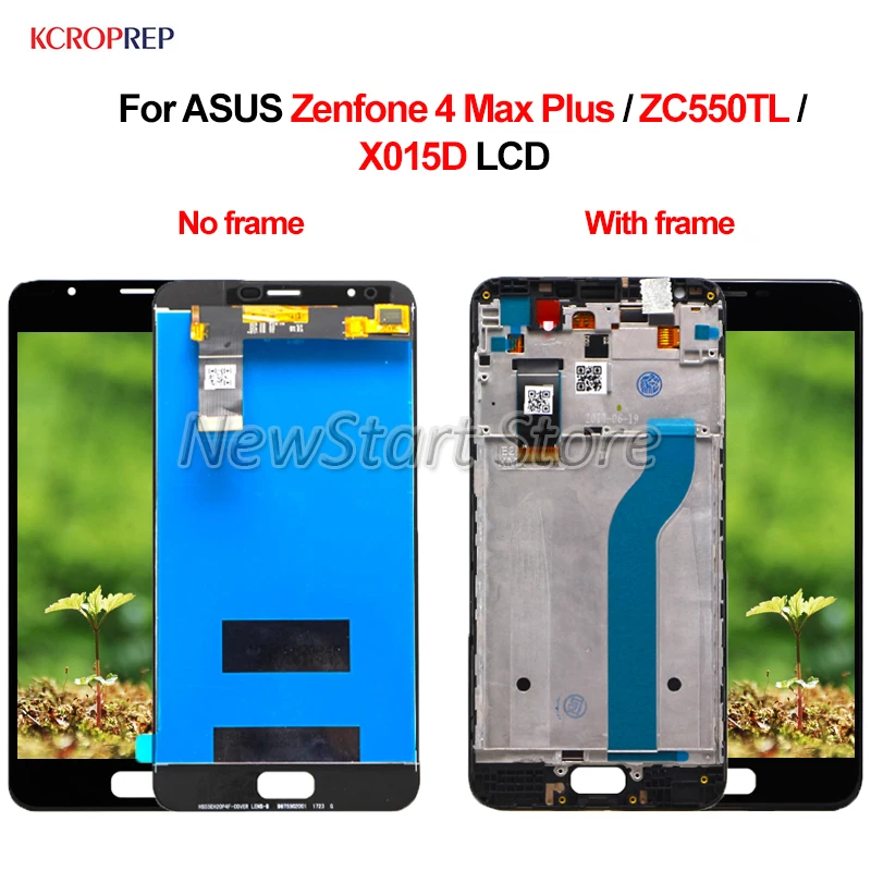 ЖК дисплей для ASUS Zenfone 4 Max Plus ZC550TL X015D сенсорный экран с дигитайзером в сборе 5 дюйма