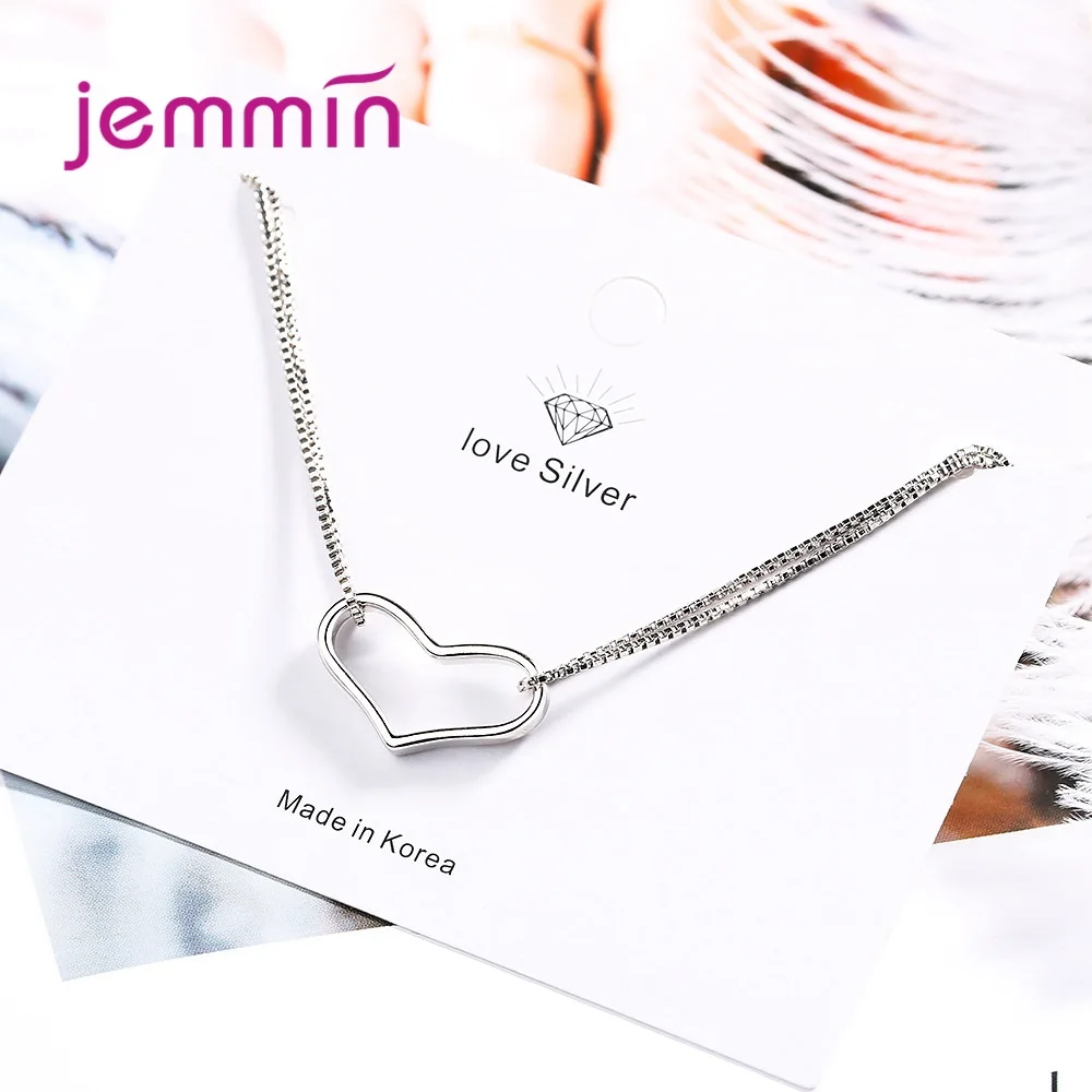 New Hot 925 Sterling Silver Charm Bracelets Trendy Heart Design High Quality Best Gift For Women Girls Party Appointment | Украшения и
